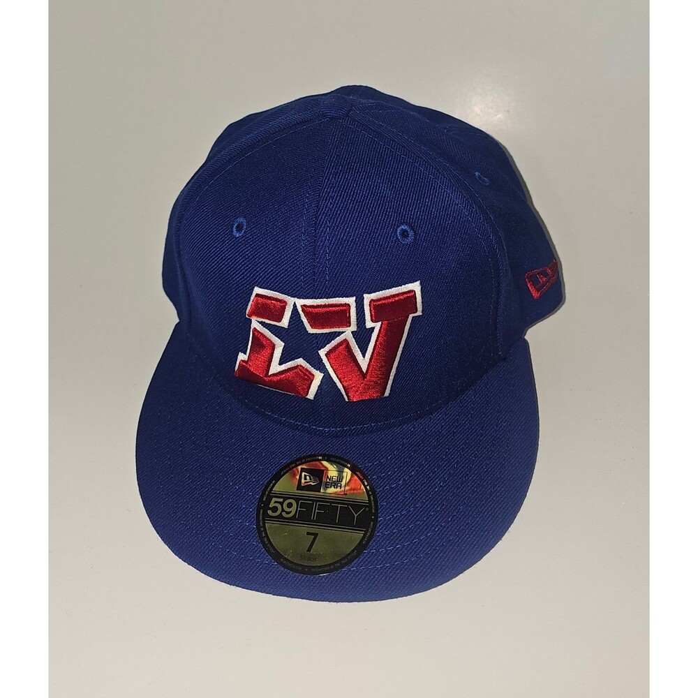 Las Vegas Stars MiLB Baseball New Era 59Fifty Sz 7 Hat Blue Cap 51s Aviators